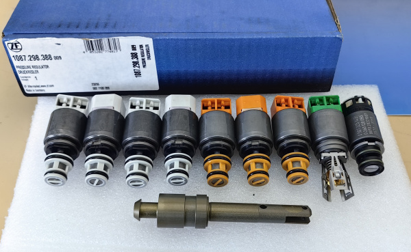 Комплект соленоидов ZF 8РЗ45 9 штук 1087298388 Оригинал